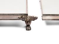 A Continental Silver-Plate Mirrored Table Plateau