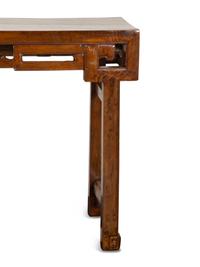 A Chinese Carved Elmwood Altar Table