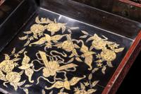 A Chinese Red Lacquer Seal Chest, Guanpixiang