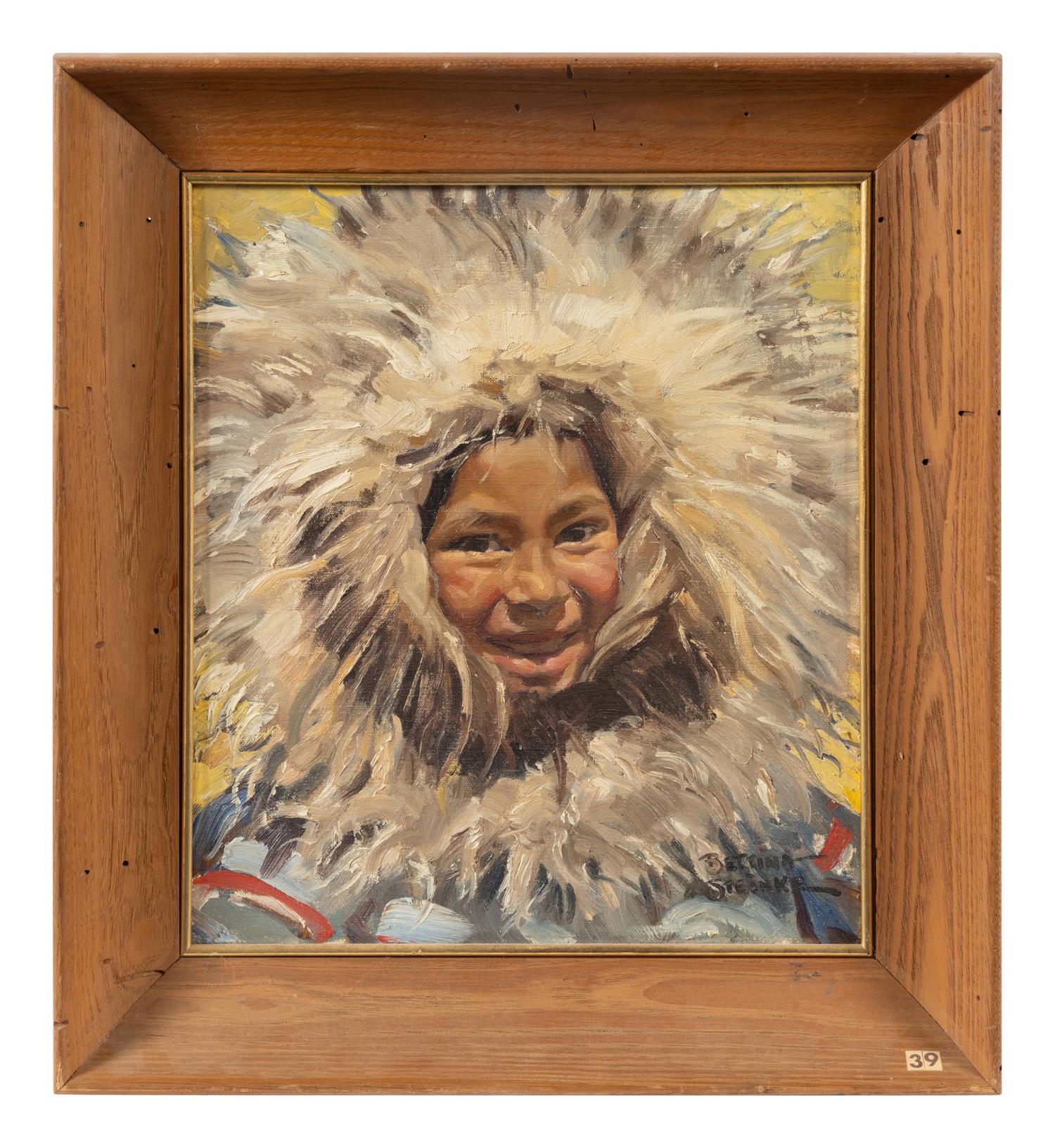 Eskimo Girl from Tuktoyaktuk N.W.T , 1954