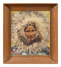 Eskimo Girl from Tuktoyaktuk N.W.T , 1954