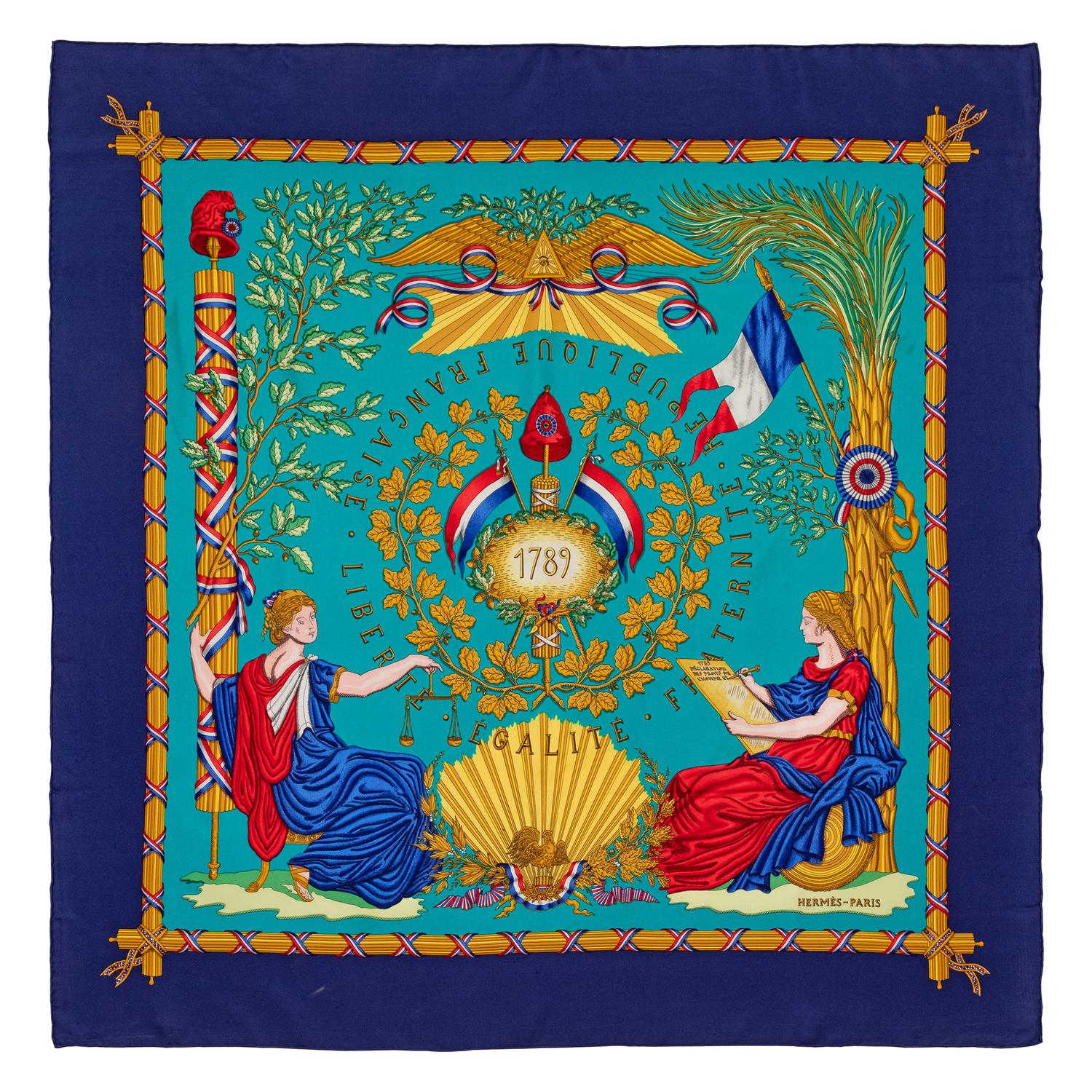 Hermès 90cm Silk Scarf