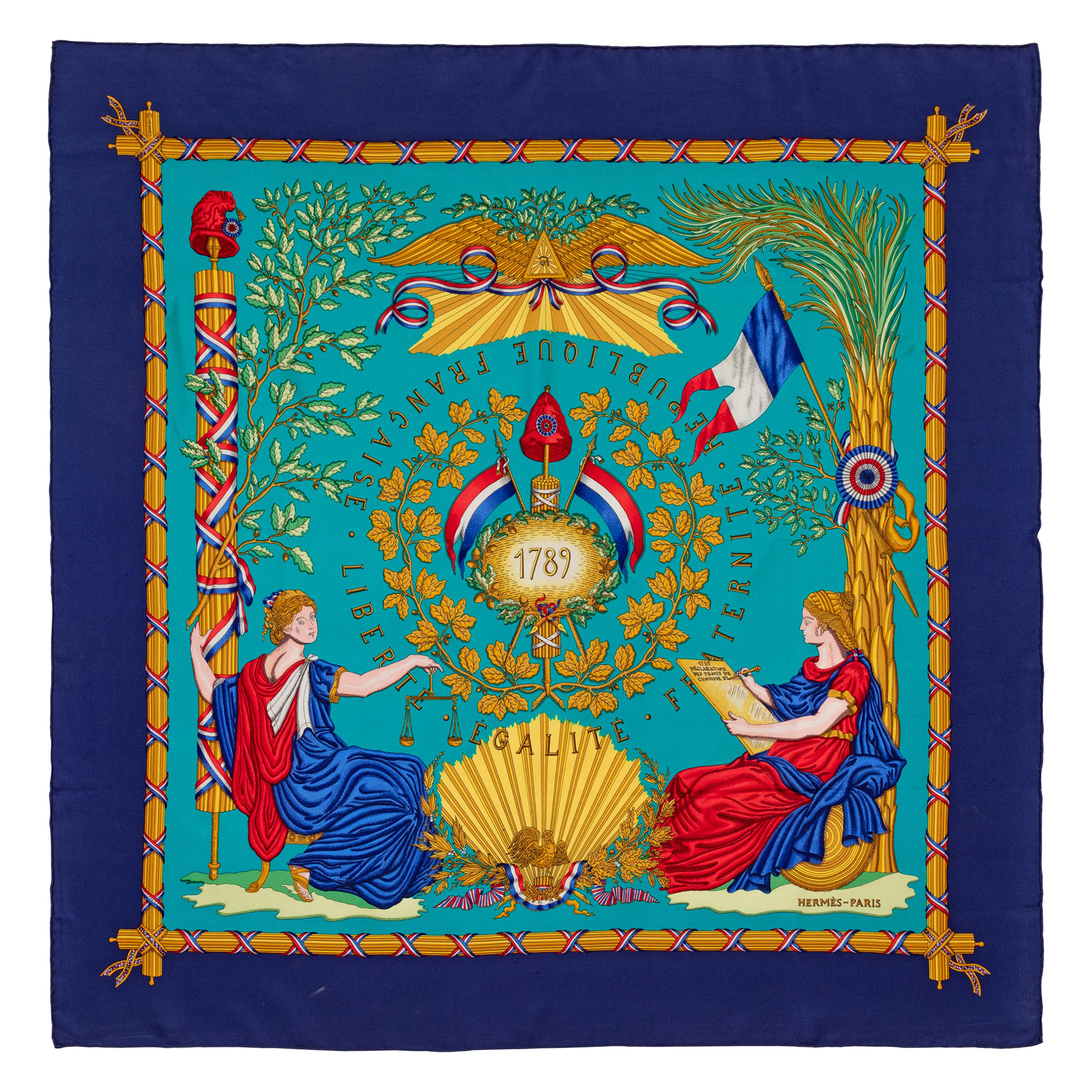 Hermès 90cm Silk Scarf