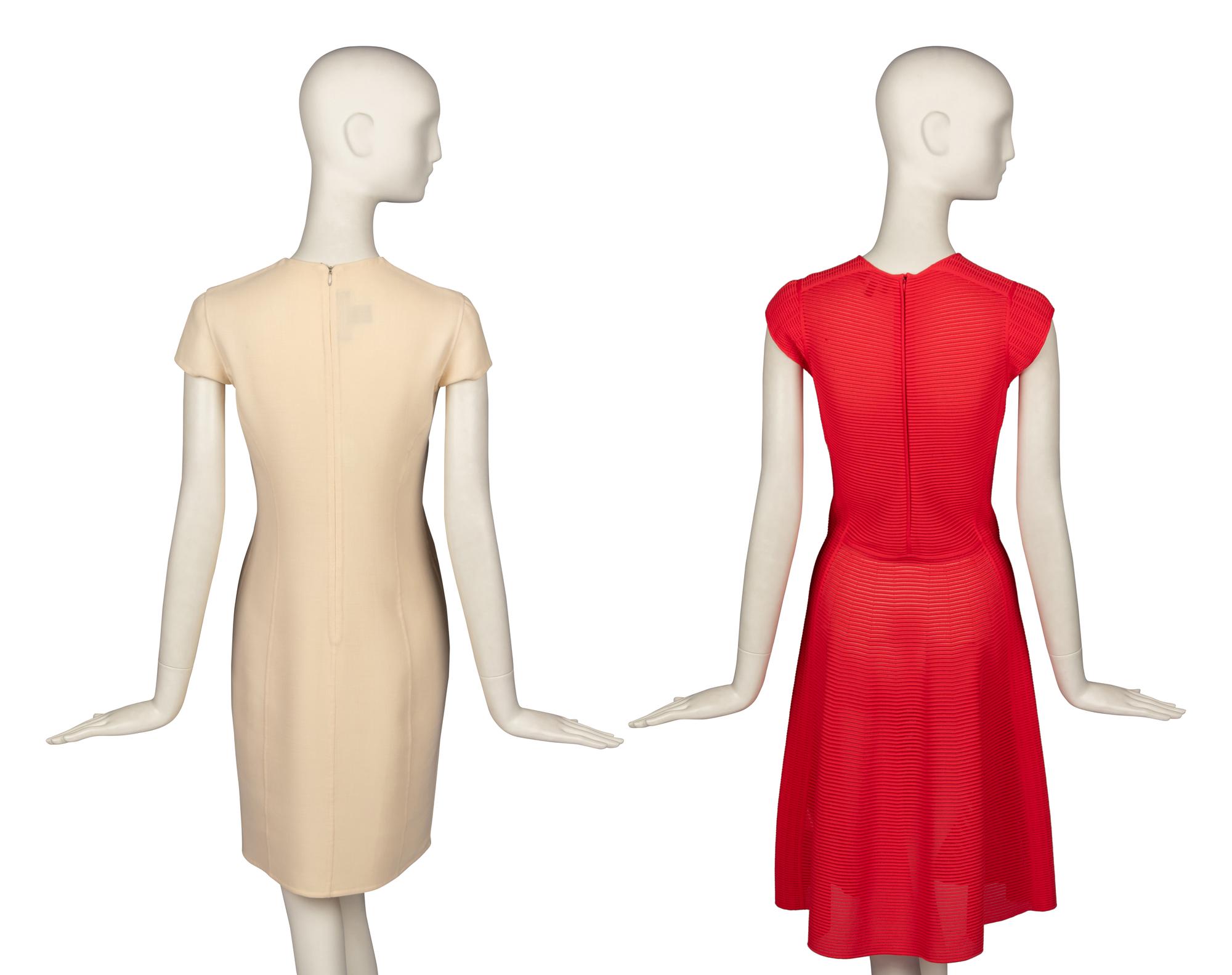 Two Designer Dresses: Giorgio Armani Black Label and Ralph Lauren Collection