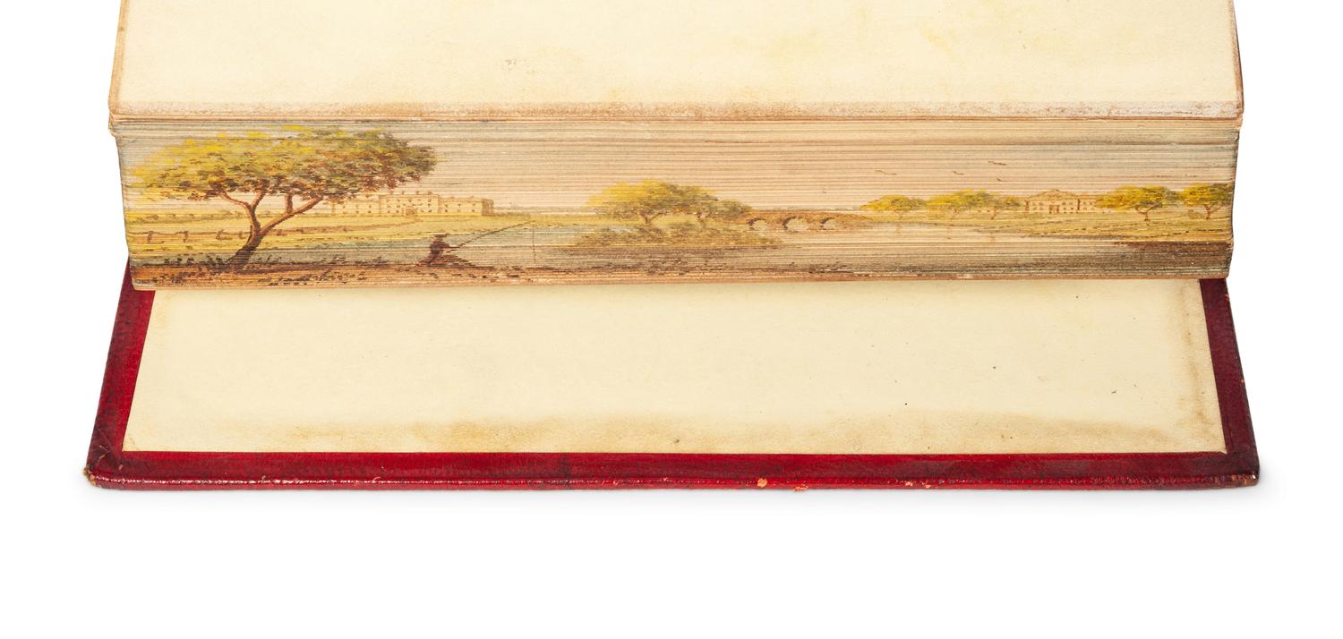 [FORE-EDGE PAINTING] -- A Group of 4 works in 5 volumes regarding Courtly Love and Victorian Medievalism concealing fore-edge paintings, comprising: