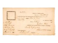 [MASSACHUSETTS] -- [DEARBORN, Henry (1751-1829)]. A group of signed documents and other ephemera related to military officer and politician Henry Dearborn, comprising: