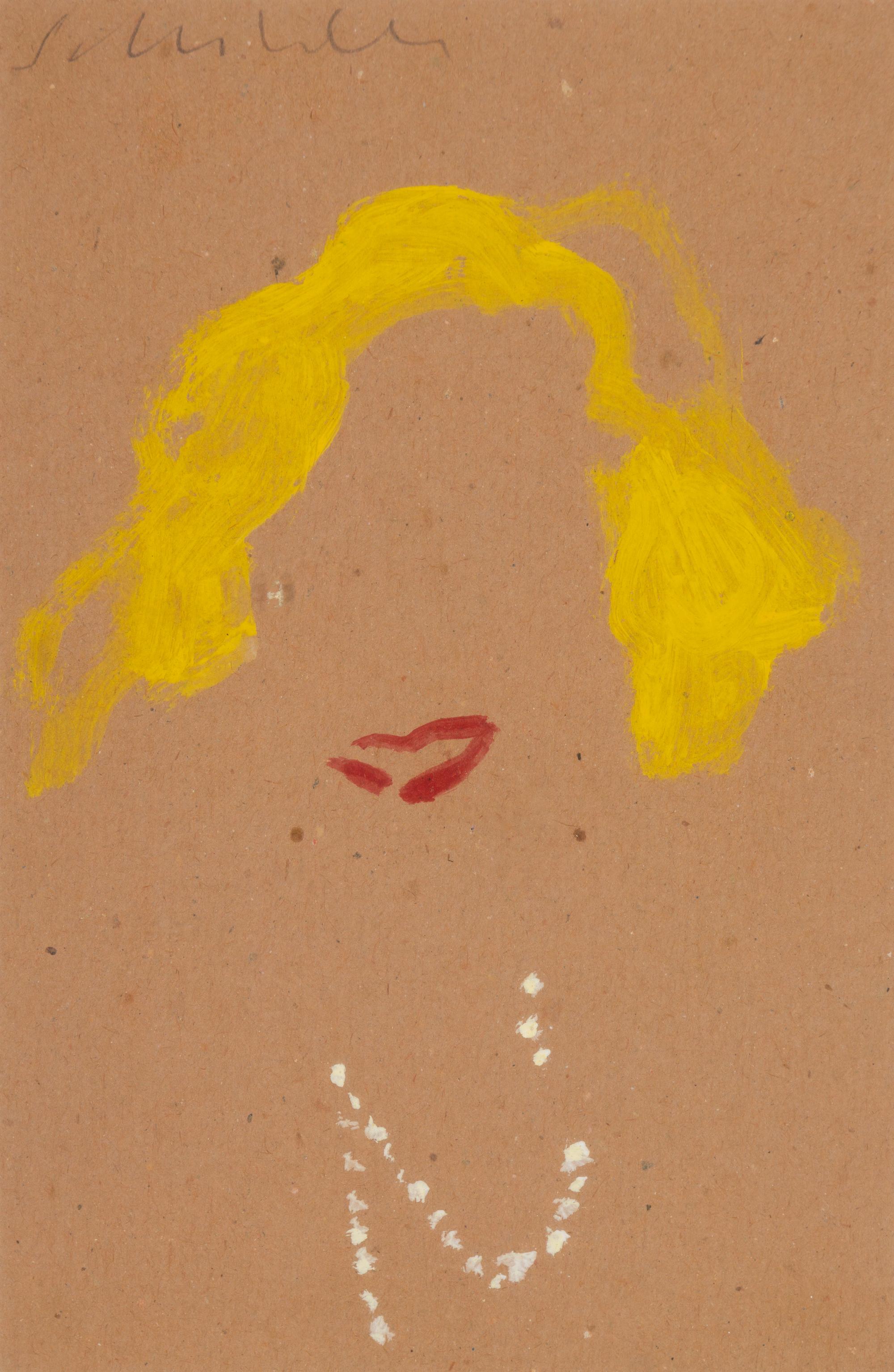 Three Works: Woman with Necklace, Sketch of Donna, Sketch of Superman