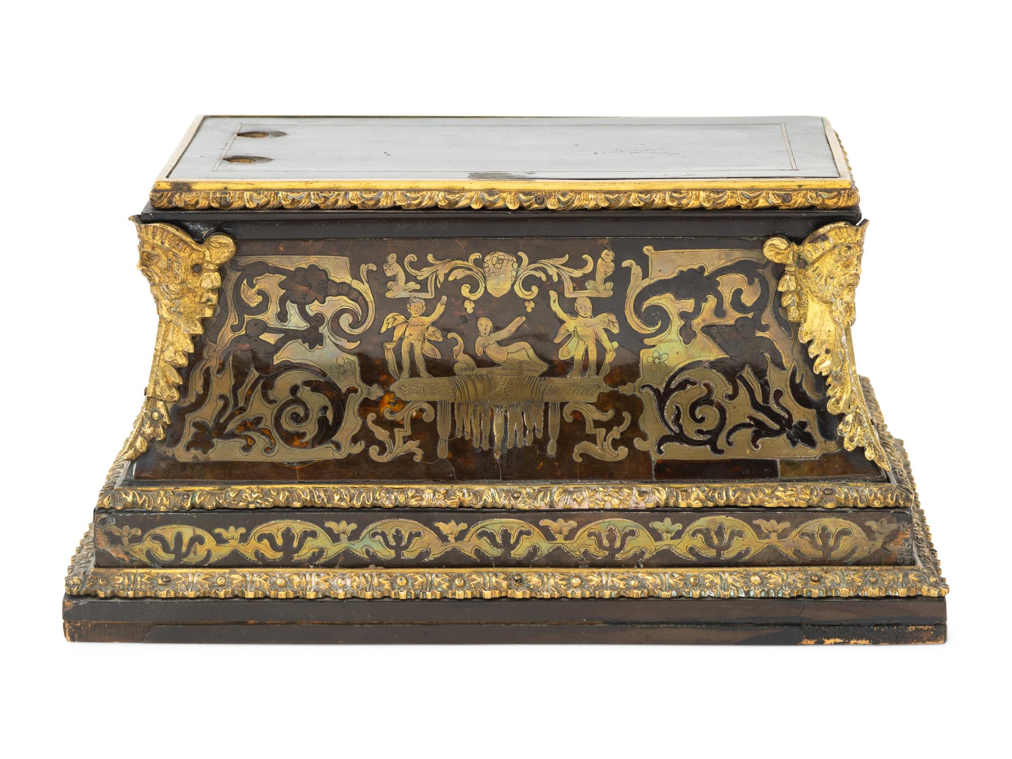 A French Gilt Bronze Mounted Boulle Marquetry Stand