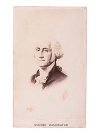 [WASHINGTON, George (1732-1799)]. A group of 5 Civil War-period CDVs, comprising: