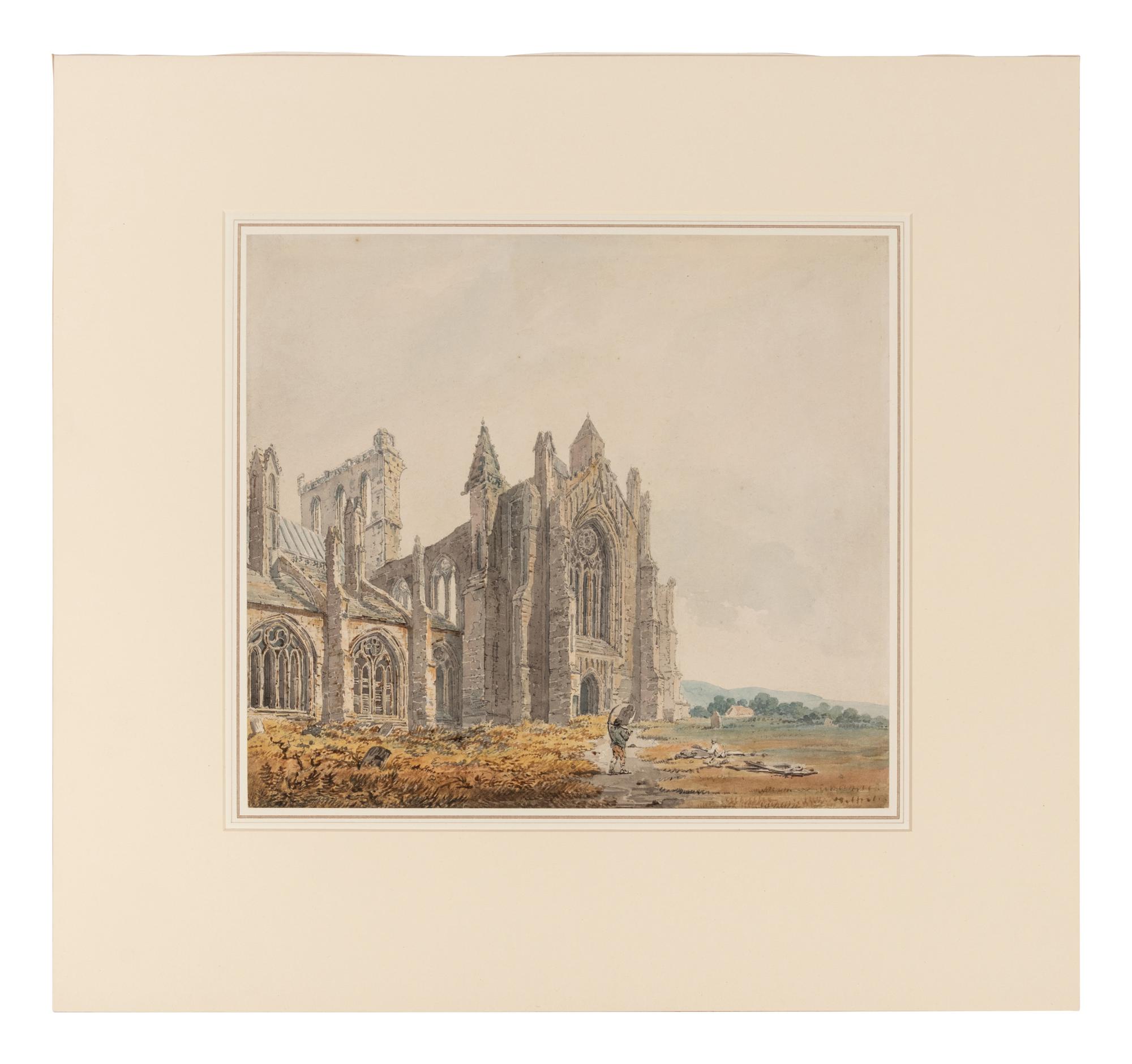 Melrose Abbey, Roxburghshire