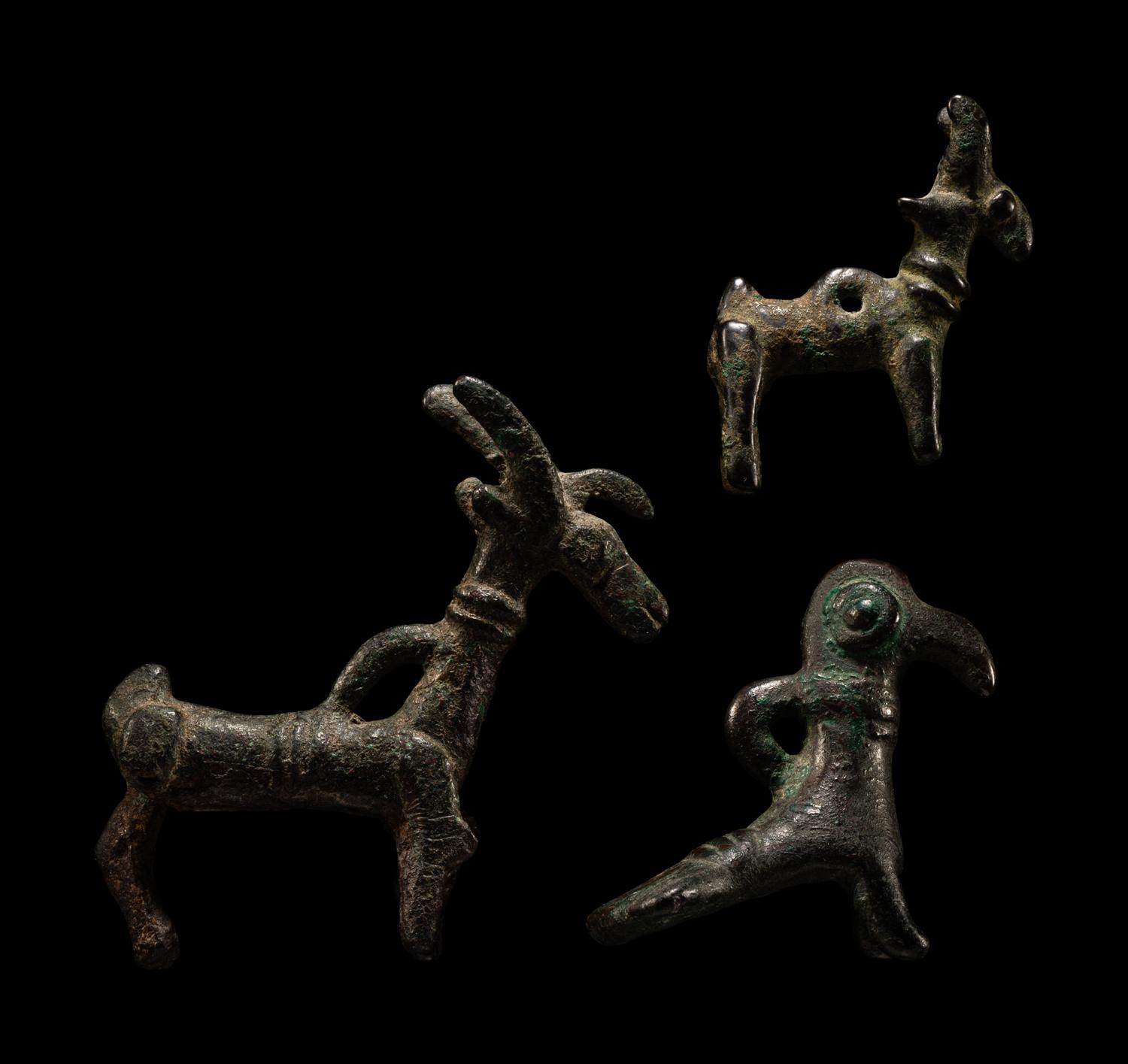 Three Luristan Bronze Animals