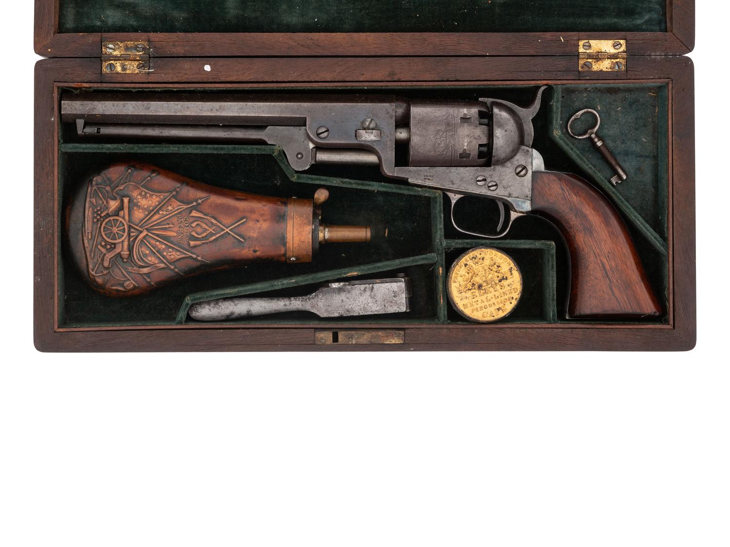 [CIVIL WAR]. Extensive collection of photographs, correspondence, ribbons, and medals associated with the life, service, and political career of Brigadier General John Cleveland Robinson, including his Colt revolver.