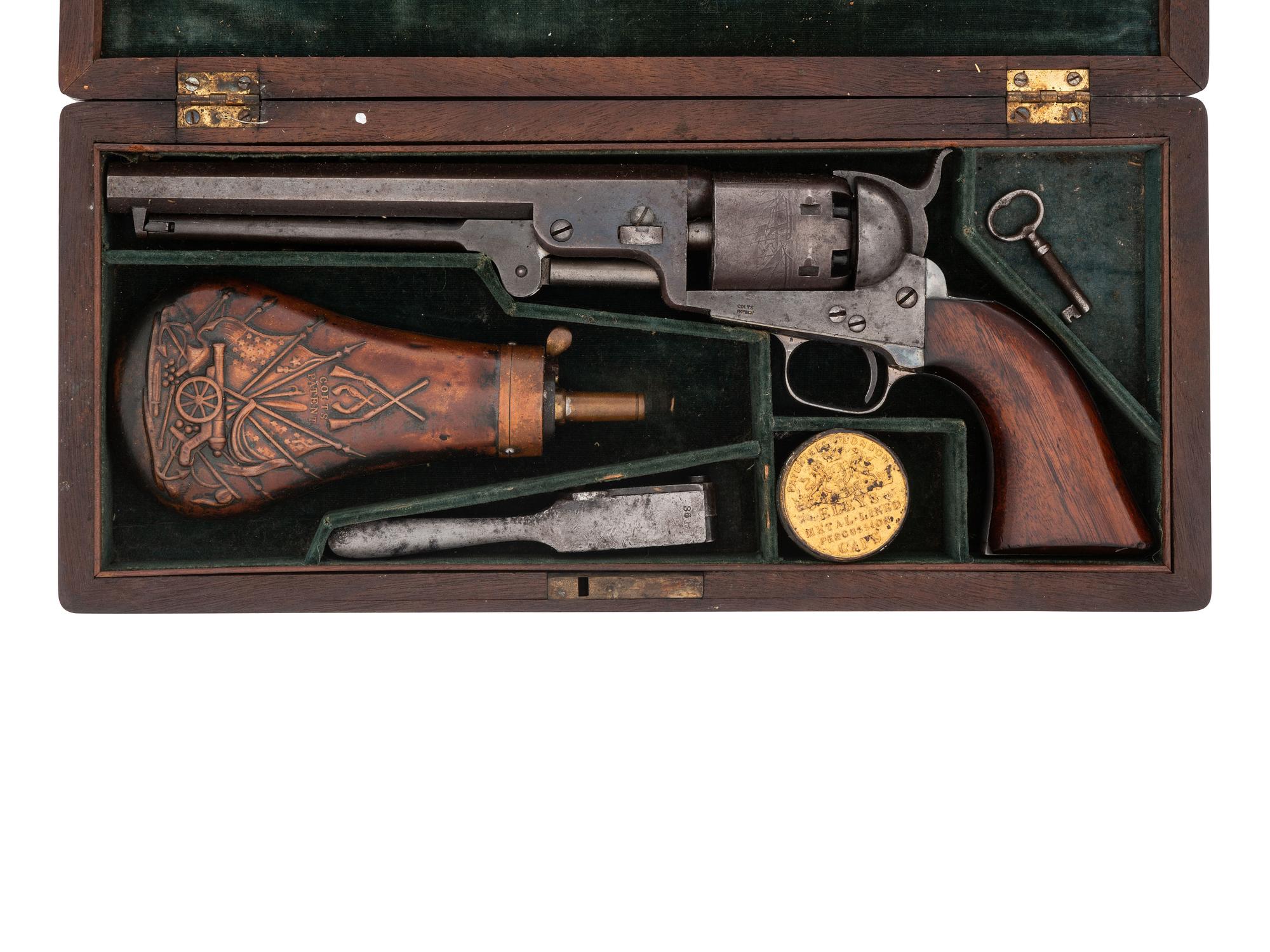 [CIVIL WAR]. Extensive collection of photographs, correspondence, ribbons, and medals associated with the life, service, and political career of Brigadier General John Cleveland Robinson, including his Colt revolver.