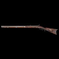 Lovely H.E. Dimick St. Louis Half-Stock Percussion Heavy Sporting Rifle