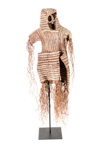 An Asmat Jipai Woven Fiber Child's Body Mask