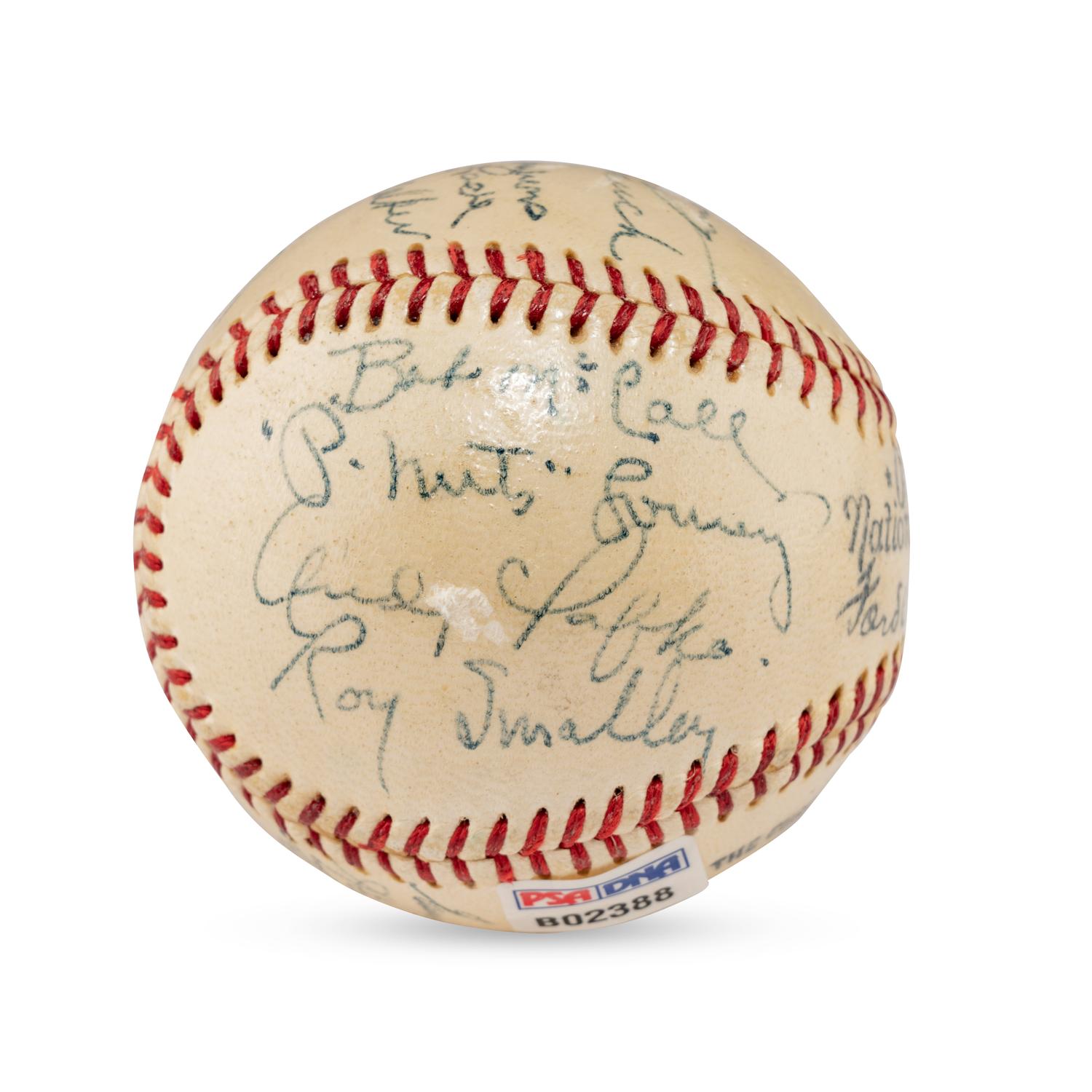 A 1948 Chicago Cubs Team Signed Autograph Baseball (PSA Sticker)