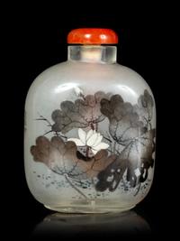 Two Chinese Inside Painted Glass Snuff Bottle
