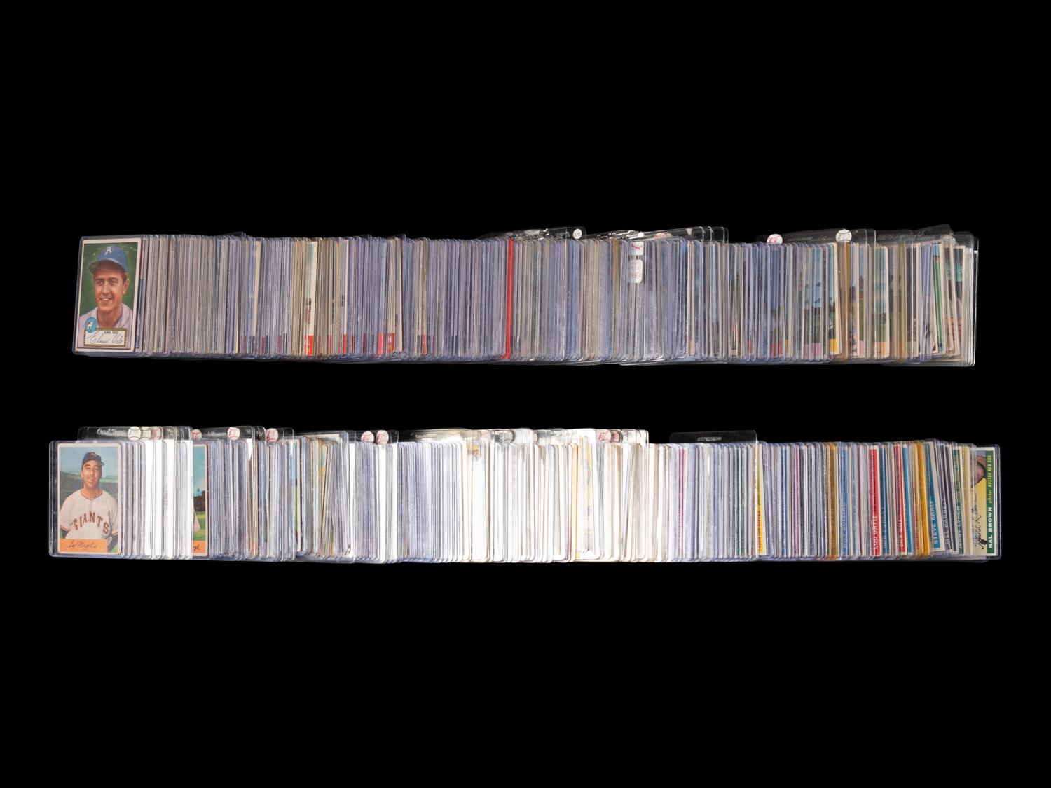 A Collection of Approximately 360 Assorted 1950s Baseball Cards