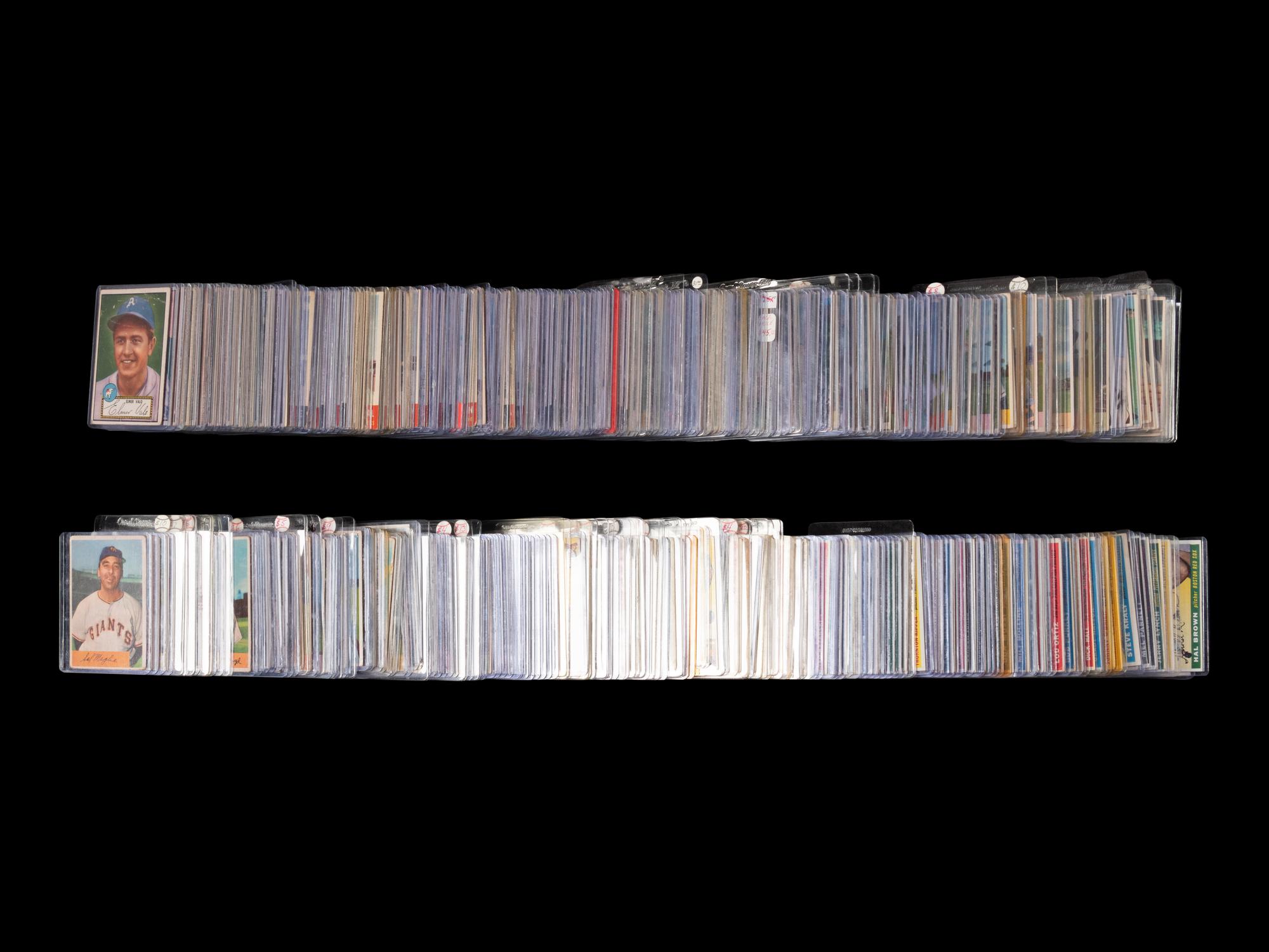 A Collection of Approximately 360 Assorted 1950s Baseball Cards