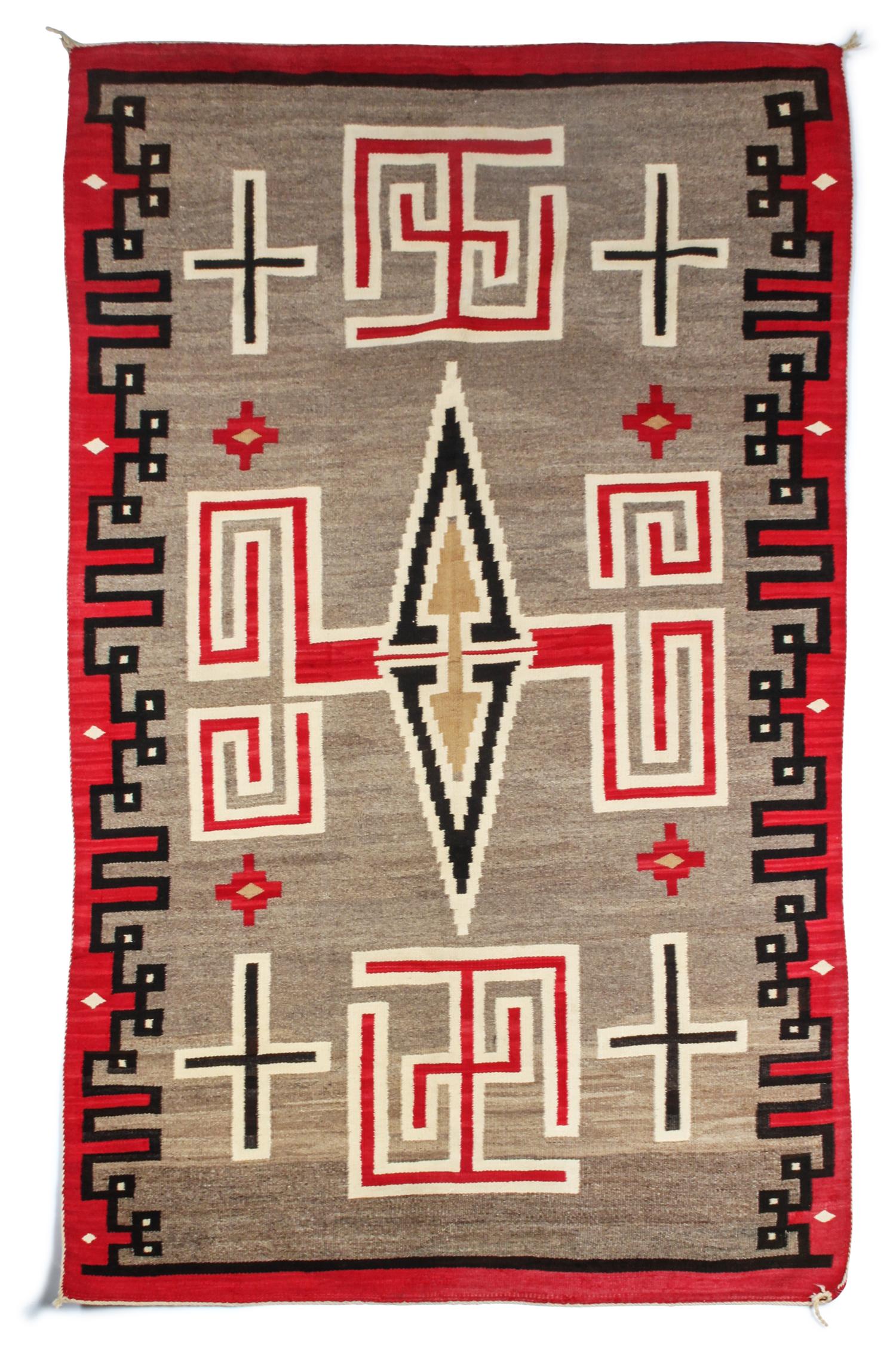A Crystal Rug 79 1/4 x 46 3/4 inches. — FIRST QUARTER 20TH CENTURY