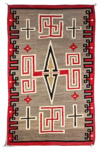 A Crystal Rug 79 1/4 x 46 3/4 inches. — FIRST QUARTER 20TH CENTURY