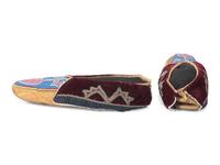 Prairie Beaded Hide Moccasins