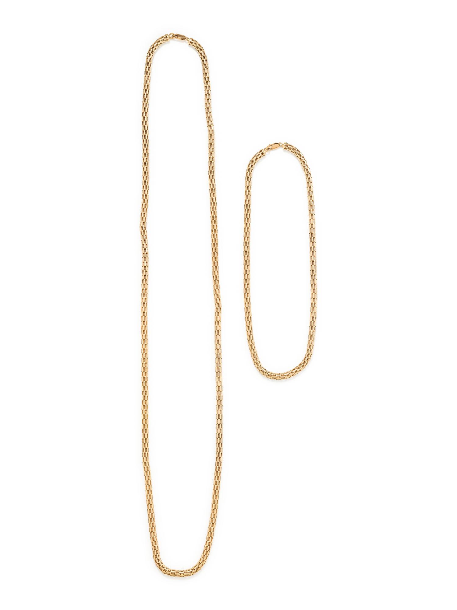 YELLOW GOLD NECKLACE SET