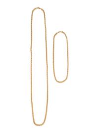 YELLOW GOLD NECKLACE SET