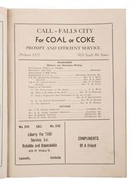 [RELIGION]. A group of items related to African American Baptist churches.