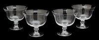 Eighteen Ralph Lauren Crystal Landon Pattern Footed Bowls Height 4 1/2 x diameter 5 inches. — 20TH CENTURY
