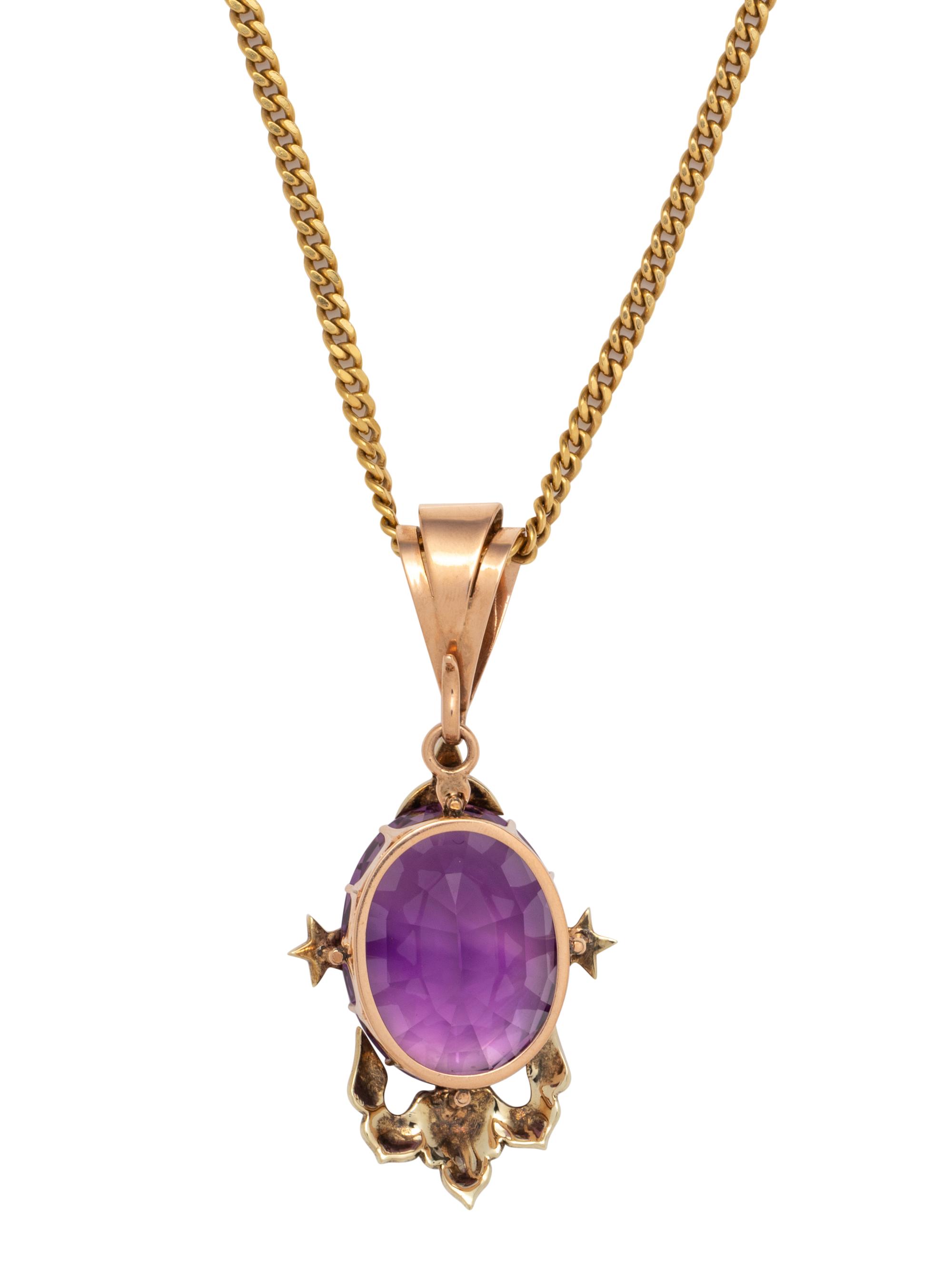 COLLECTION OF AMETHYST AND SEED PEARL JEWELRY