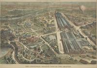 [Philadelphia] The Centennial-Balloon View of the Grounds