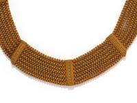 YELLOW GOLD SWAG NECKLACE