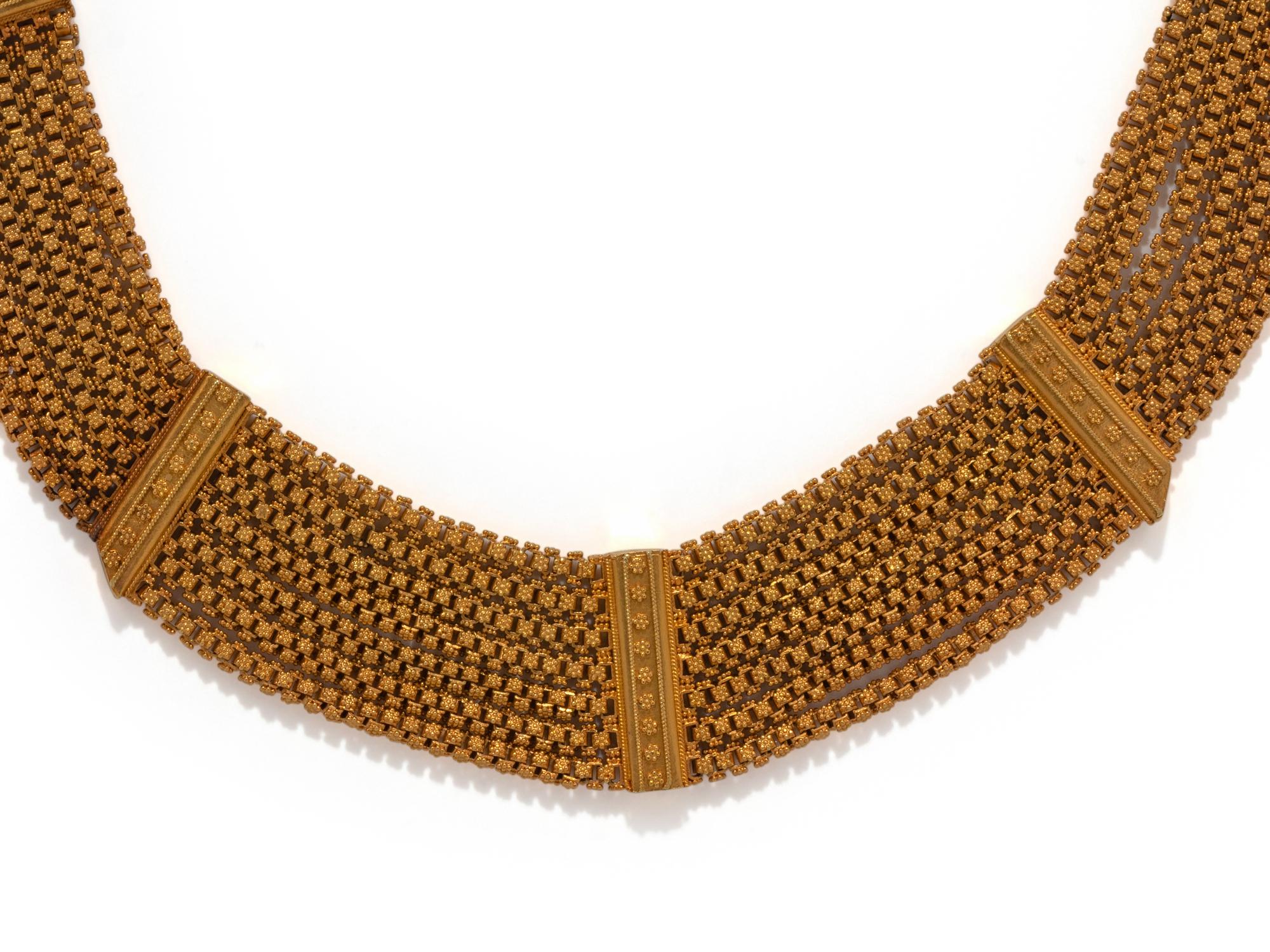 YELLOW GOLD SWAG NECKLACE