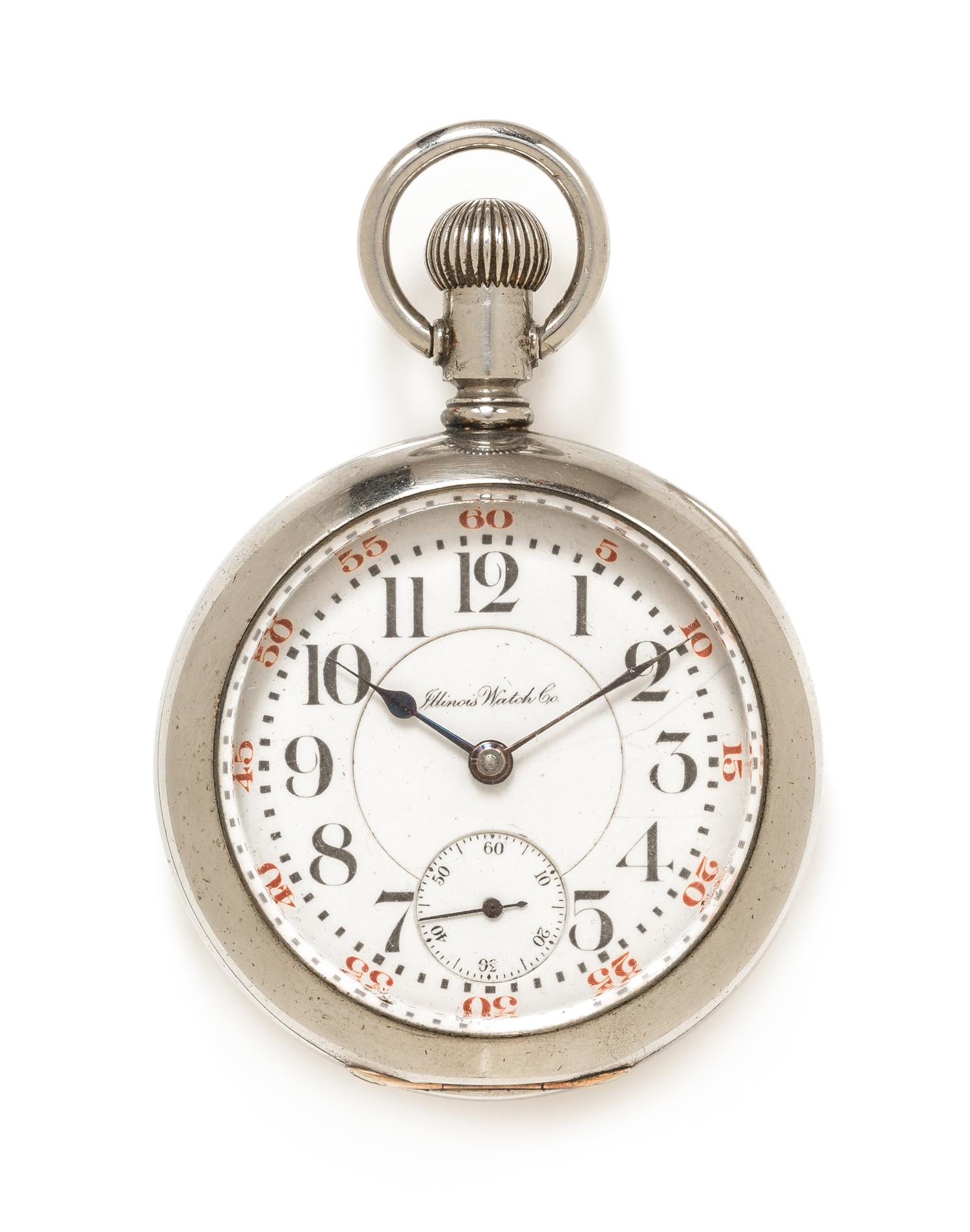 A Silveroid Open Face Pocket Watch, Illinois, Circa 1907, 110.60 dwts.