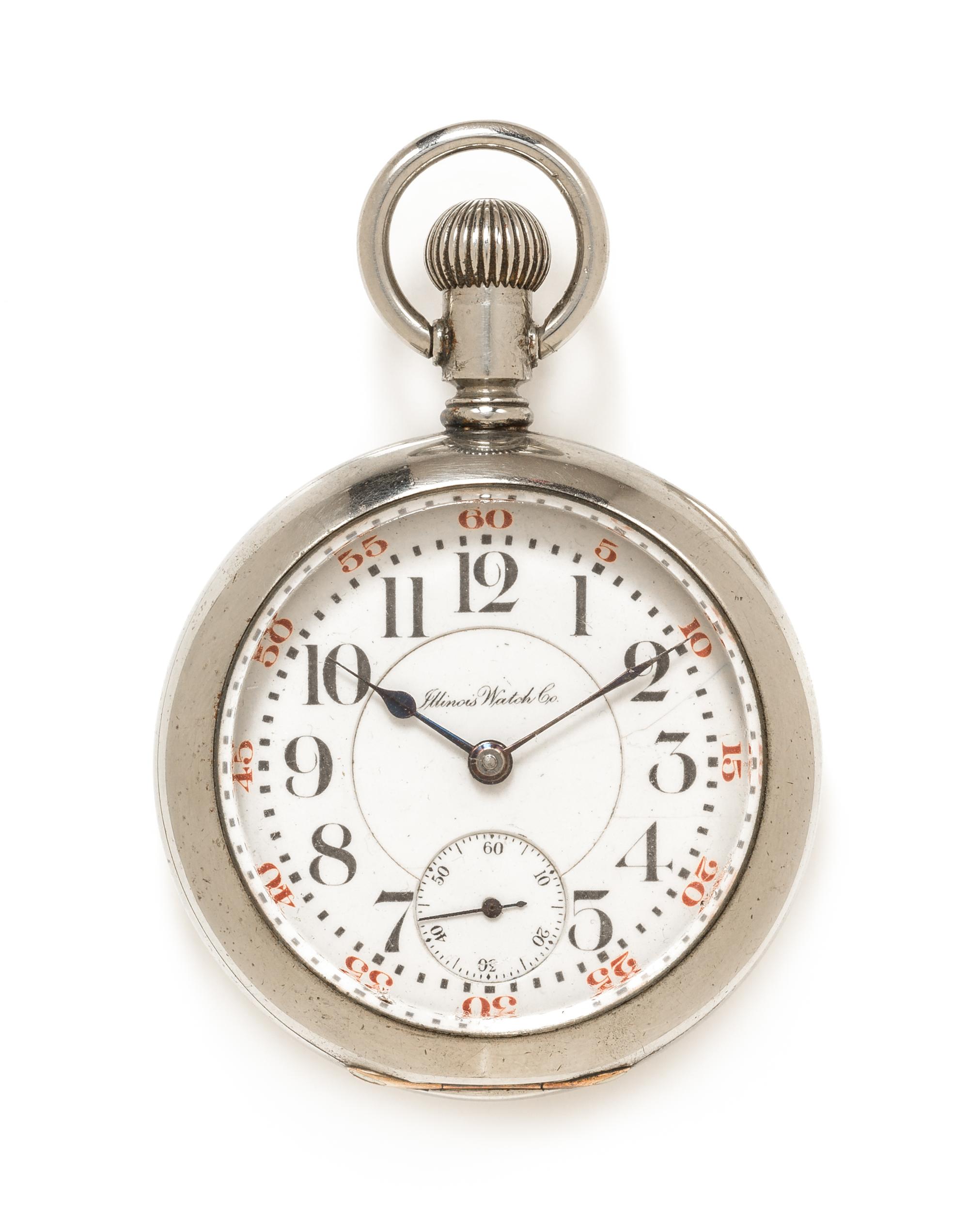 A Silveroid Open Face Pocket Watch, Illinois, Circa 1907, 110.60 dwts.