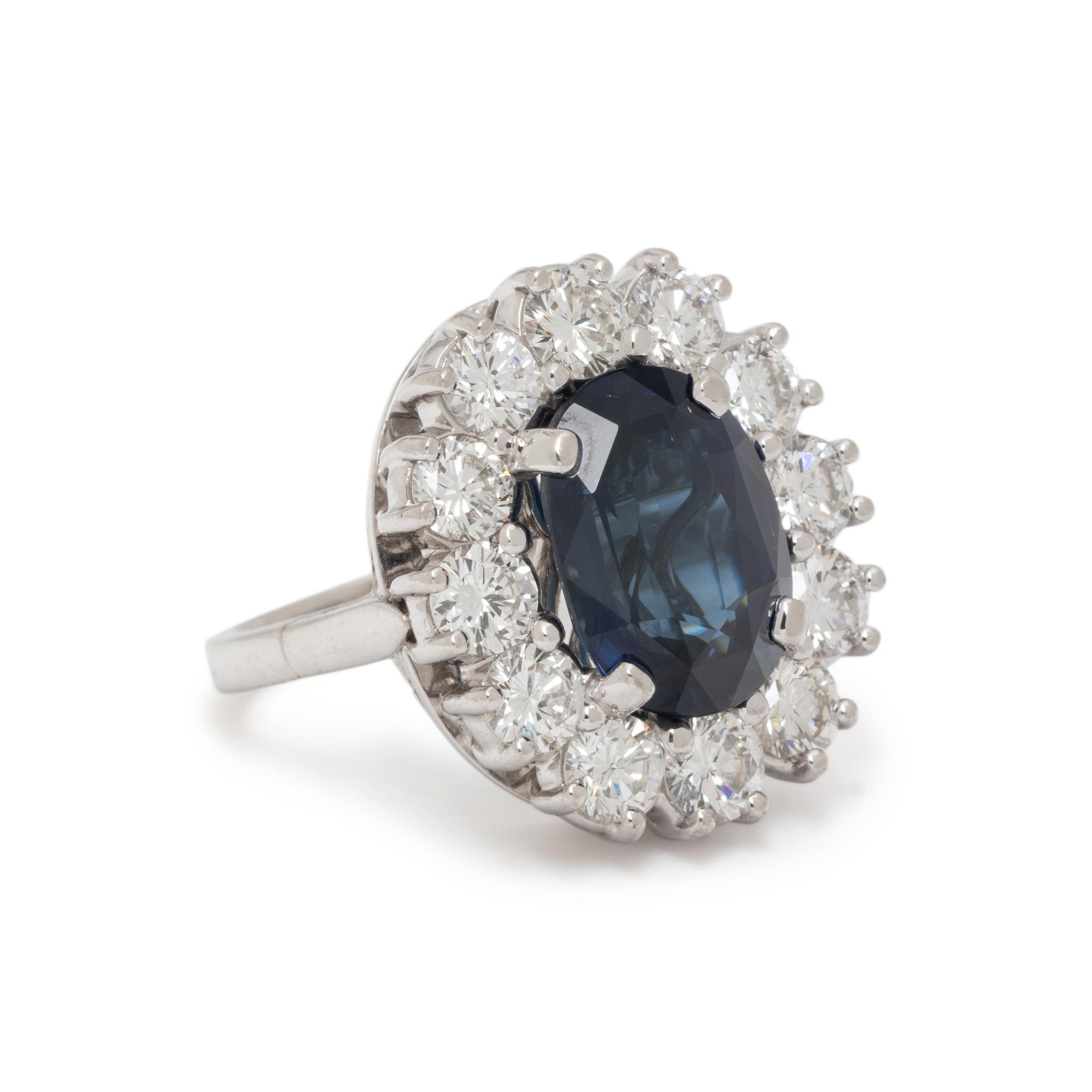 SAPPHIRE AND DIAMOND CONVERTIBLE RING PENDANT
