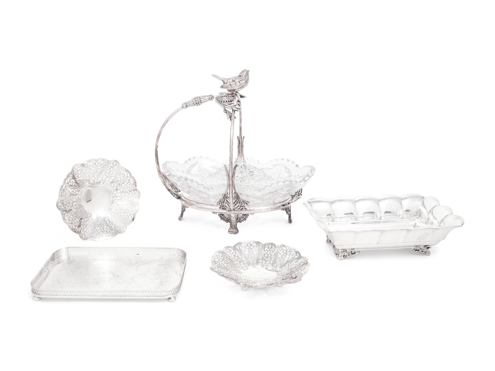 A Group of Silver-Plate Articles