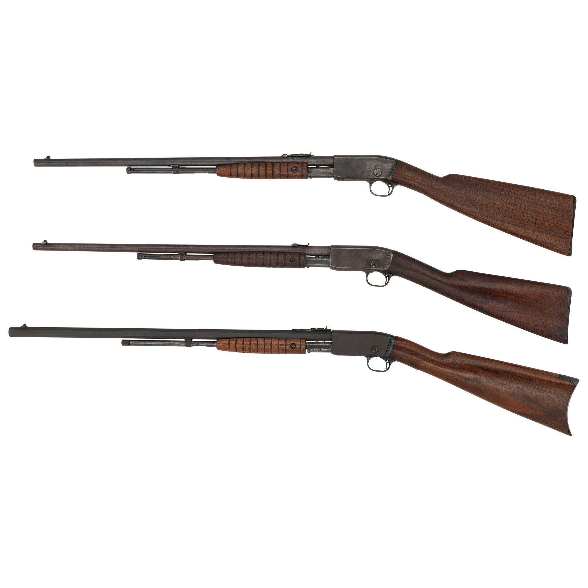 ** Lot of 3 Remington Model 12 Rifles