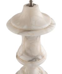 A Pair of Carrara Urn Lamps