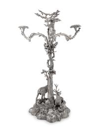 An Elkington & Co. Silver-Plate Centerpiece