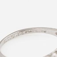 A Ladies Platinum and Diamond Ring Edwardian, c.1915