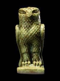 An Egyptian Faience Falcon