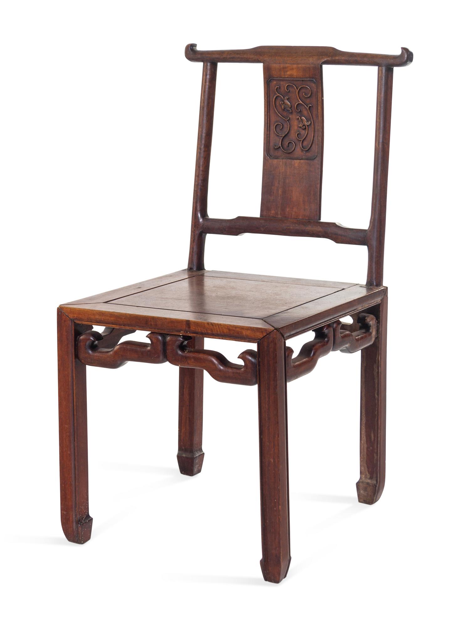 A Chinese Hardwood Side Chair