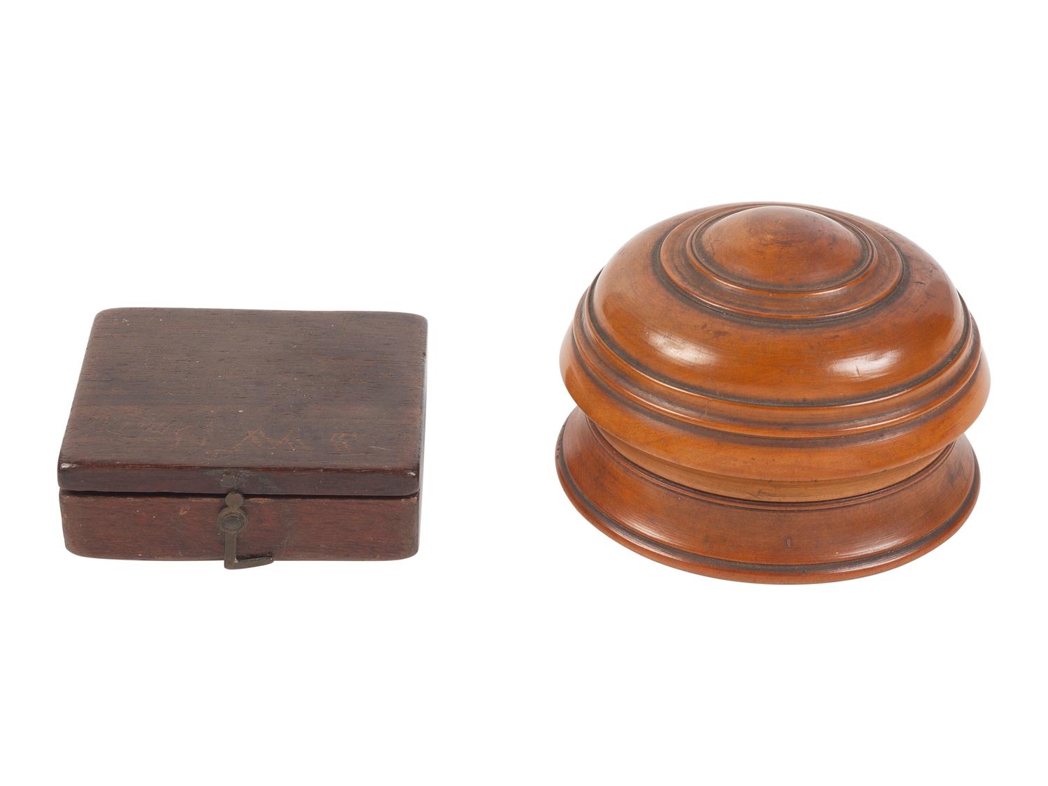 [CIVIL WAR]. Drafting set possibly used by Civil War engineer. [ With: ] Compasses & other artifacts.