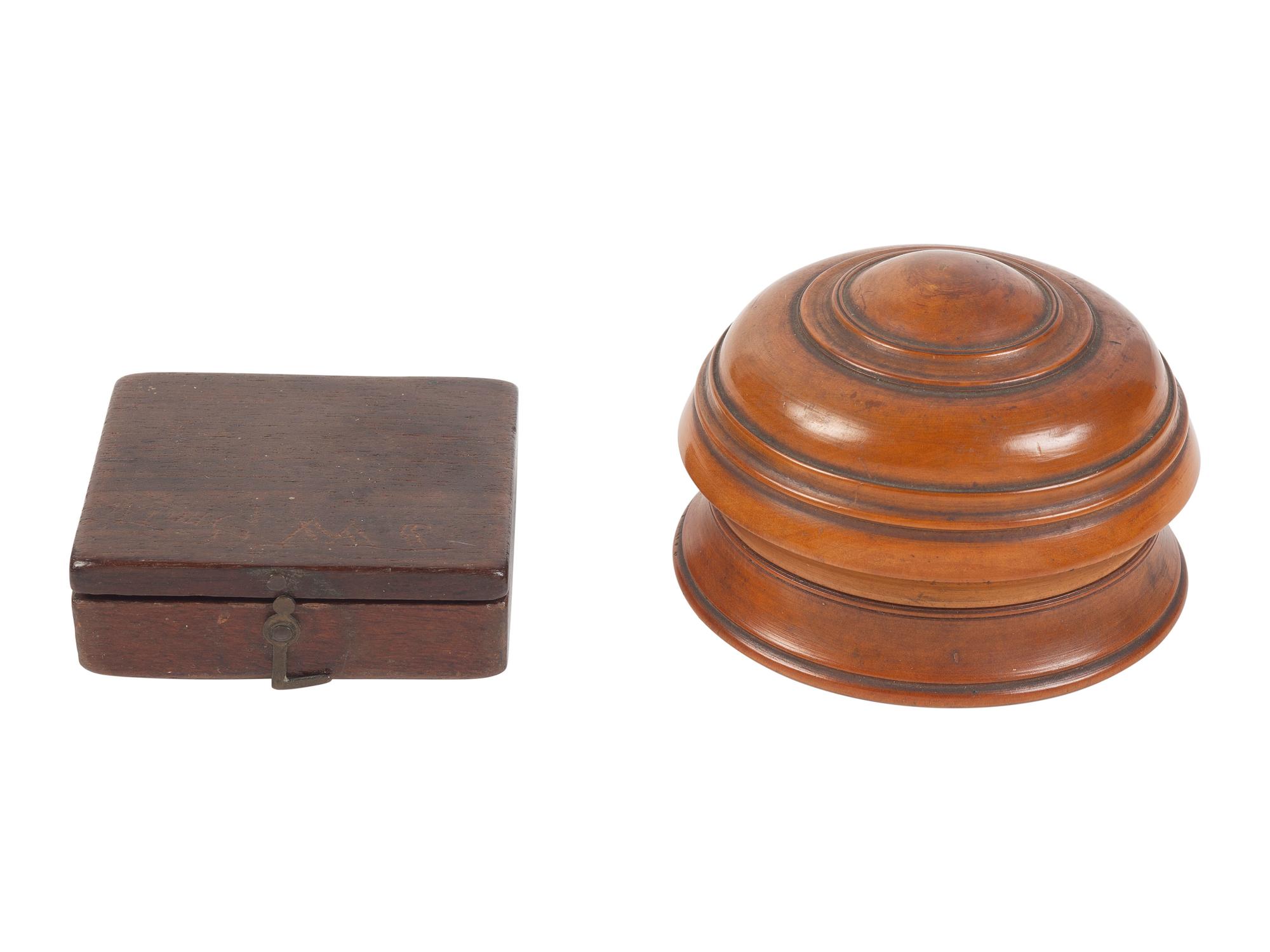 [CIVIL WAR]. Drafting set possibly used by Civil War engineer. [ With: ] Compasses & other artifacts.