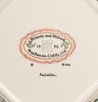 A Set of Sixteen MacKenzie-Childs MacLachlan Ceramic Dinner Plates