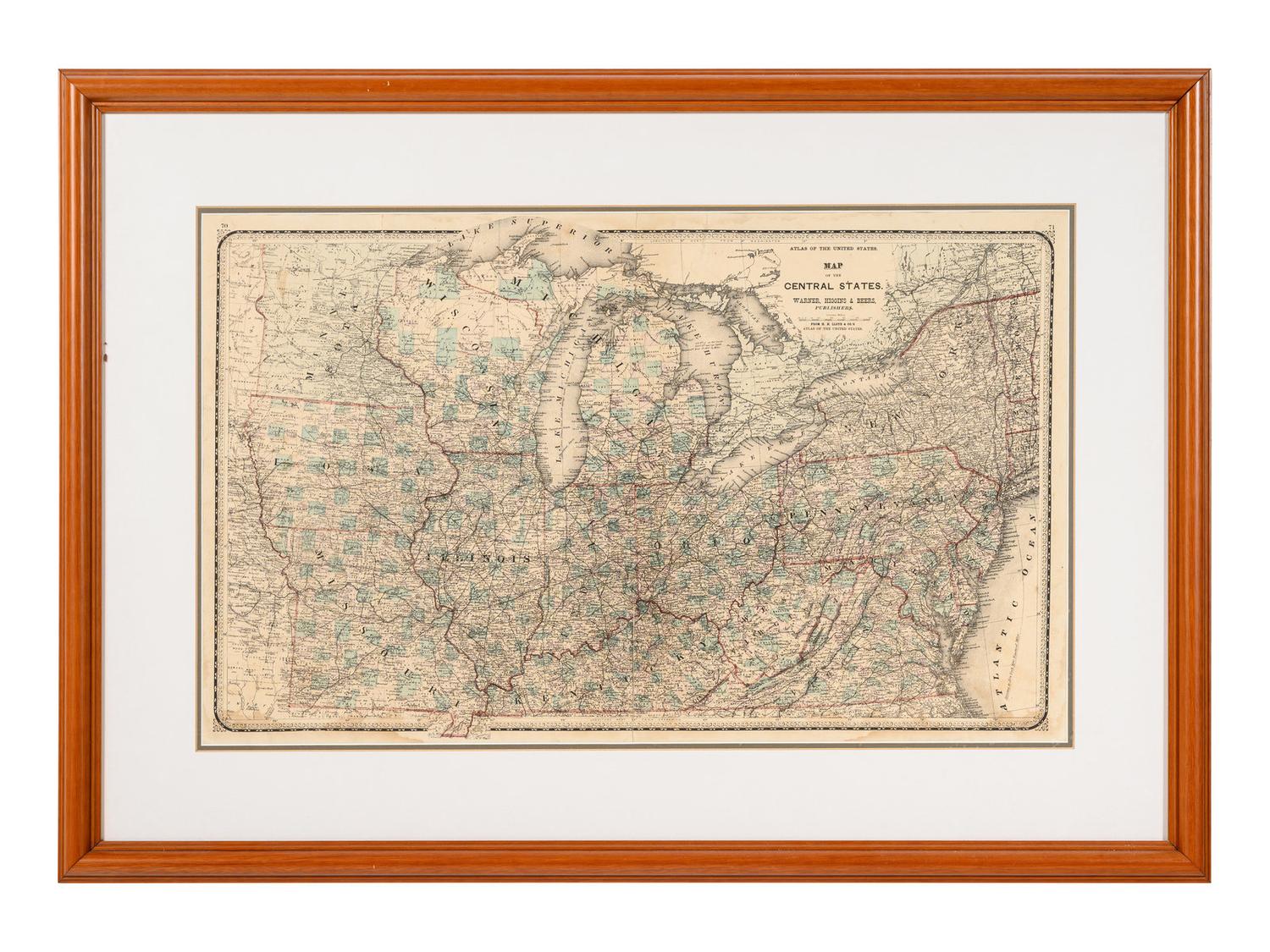A Group of Five Maps of the Midwest