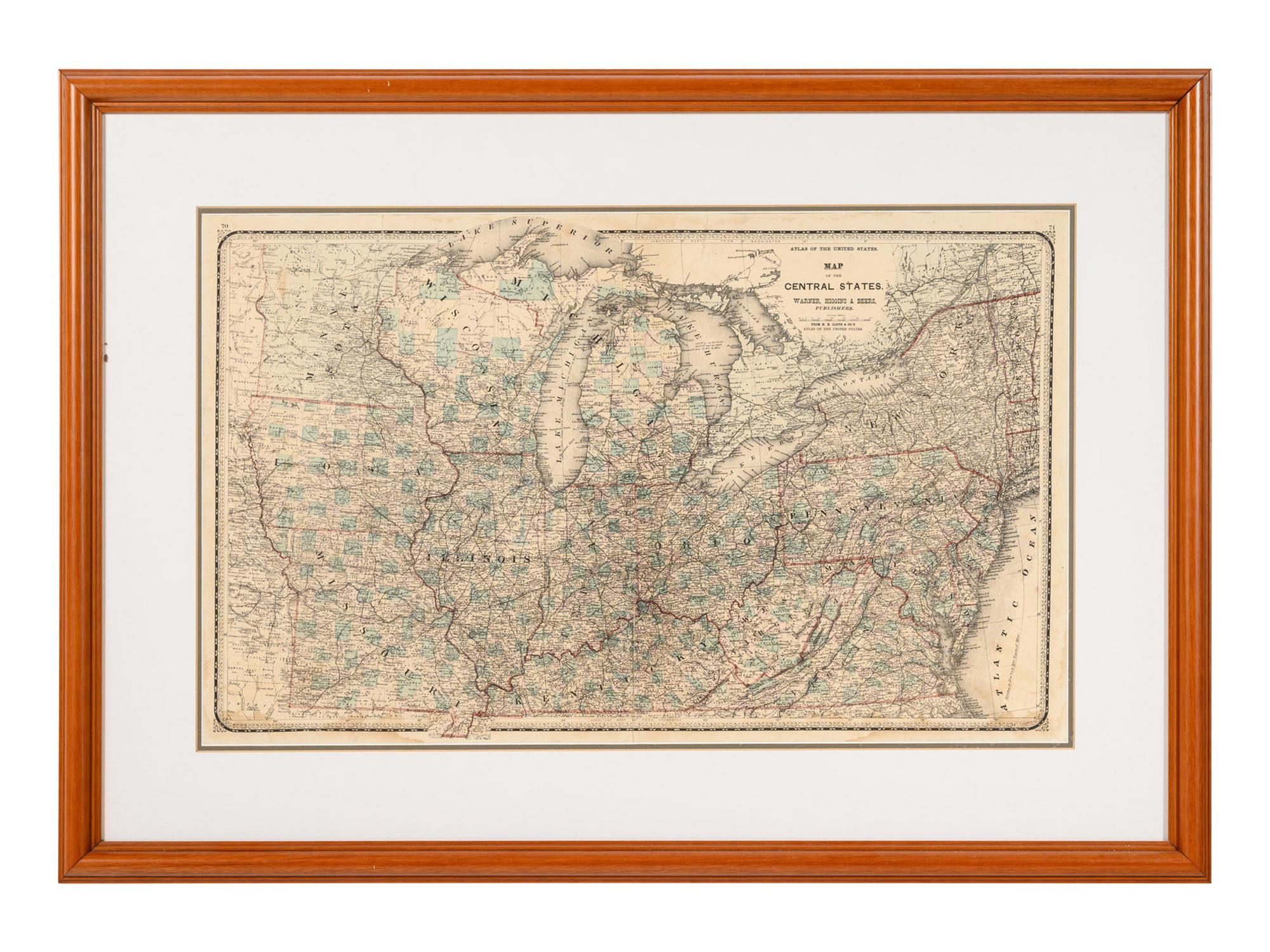 A Group of Five Maps of the Midwest