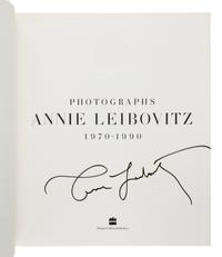 LEIBOVITZ, Annie (b. 1949). Annie Leibovitz: Photographs, 1970-1990. New York: Harper Collins Publishers, 1991.